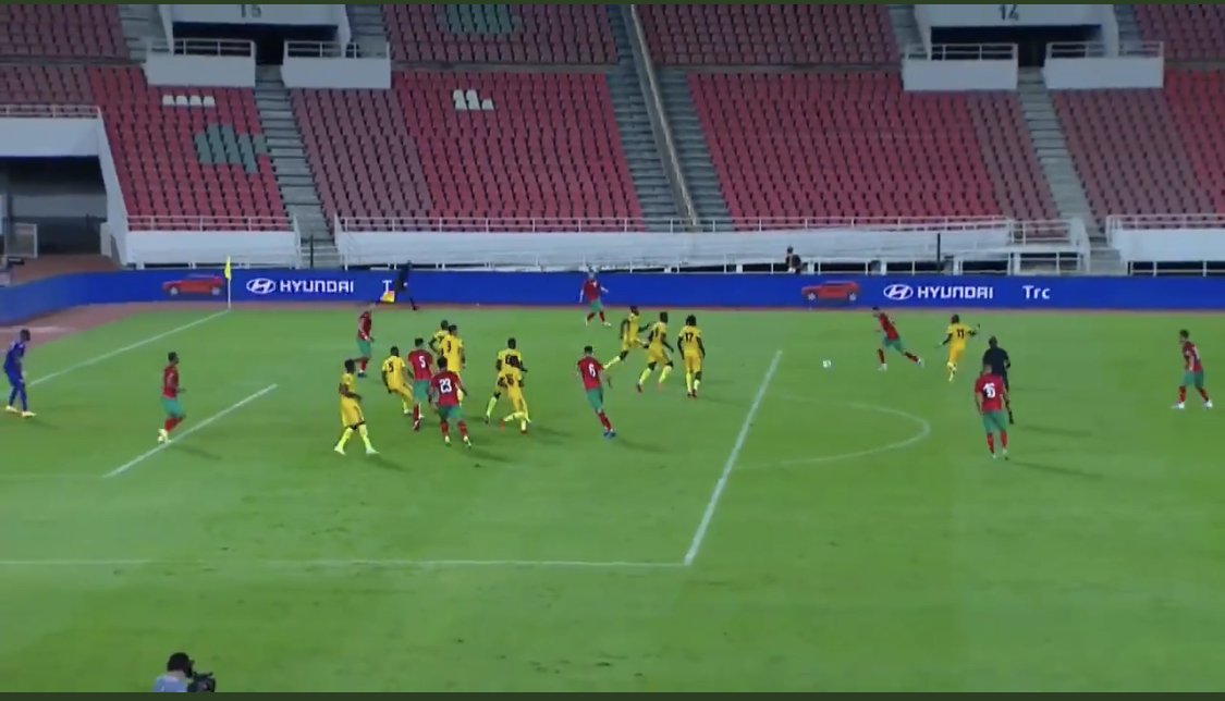 VIDÉO : Hakimi inscrit une jolie but avec le Maroc !