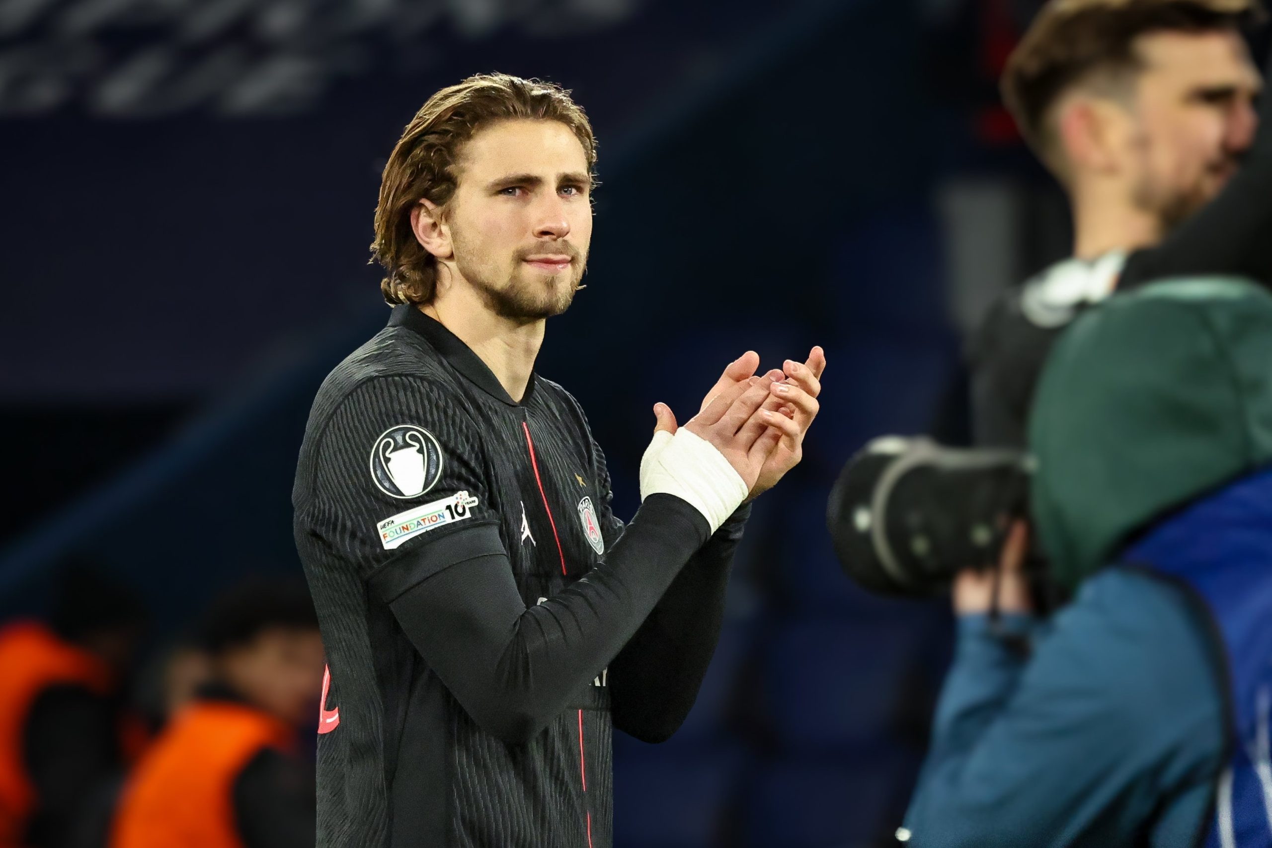 Sports
Parc des Princes, Paris (XVIe), le 26/11/2025
5e journée de Ligue des Champions 
Psg-Tottenham
Illia Zabarnyi
LP / Fred Dugit