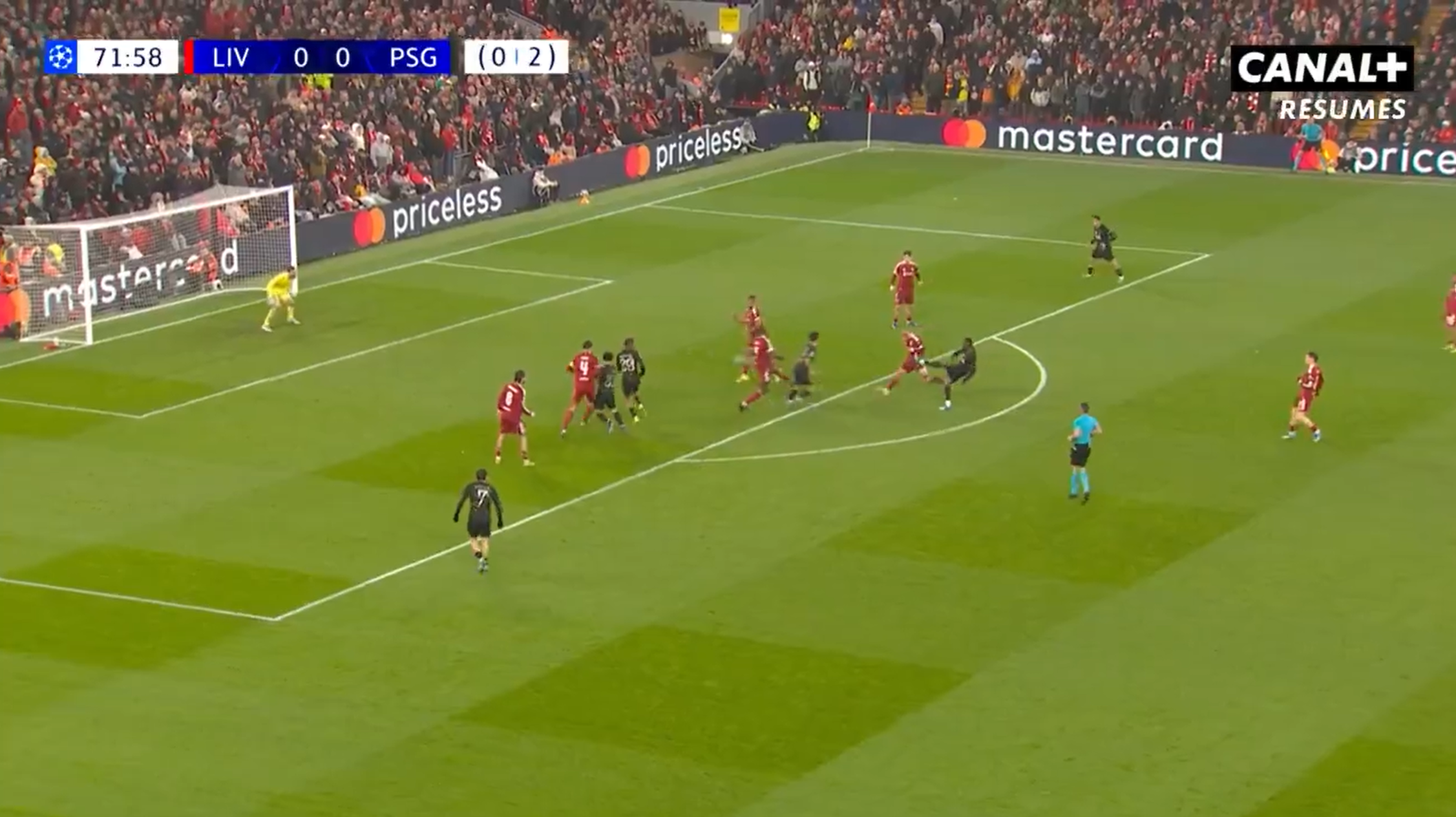 VIDEO Liverpool 0-2 PSG : Résumé du match