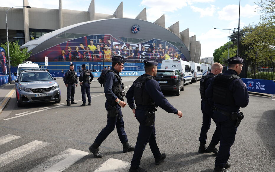 FOOTBALL , LIGUE DES CHAMPIONS UEFA , QUARTS DE FINALE ALLER , 10/04/2024 , PARIS , PARC DES PRINCES / PARIS SG - FC BARCELONE / PHOTO LE PARISIEN / ARNAUD JOURNOIS