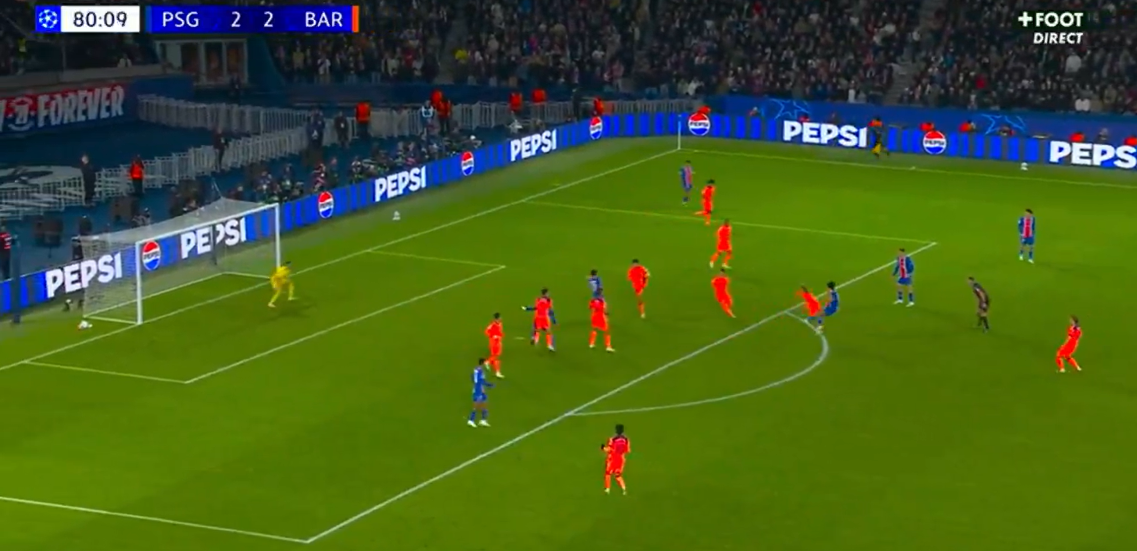 VIDEO PSG 3-2 FC Barcelone : But de Vitinha !