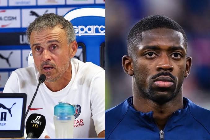 PSG : La sortie pleine d&rsquo;humour de Luis Enrique sur les vacance d&rsquo;Ousmane Dembélé !